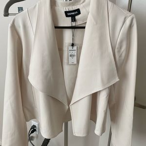 Express NWOT Drape Front Jacket Xs